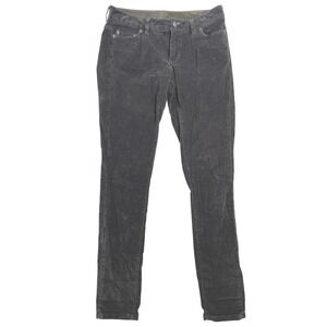 The North Face Women's Corduroy Pants Size 6‎ Gray Skinny Cords Cotton Stretch